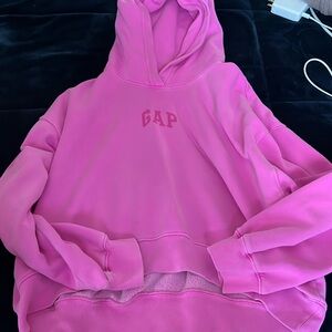 Hot pink gap hoodie